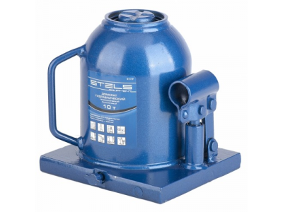 Домкрат гидравлический бутылочный телескопический, 10 т, h подъема 170–430 мм// STELS от STELS Домкрат гидравлический бутылочный телескопический, 10 т, h подъема 170–430 мм// STELS