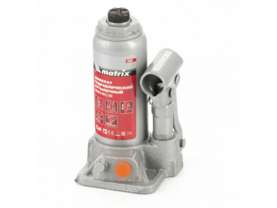 Домкрат гидравлический бутылочный, 2 т, h подъема 158-308 мм Matrix