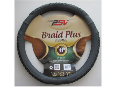 Оплeтка на руль "PSV" BRAID PLUS Fiber (Серый) M