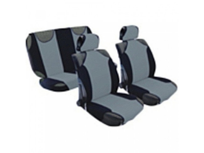 Авточехлы "майки" черно–серые от AVG Авточехлы "майки" черно–серые