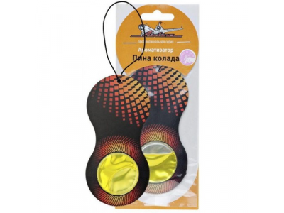 Ароматизатор воздуха подвесной гелевый AIRLINE Восьмерка пина-колада