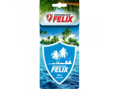 Ароматизатор бумаж. FELIX Blue ocean (Прохлада лазурного океана)