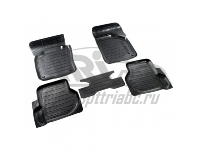 Коврики салона резиновые с бортиком для Volkswagen Jetta(2010-2015)