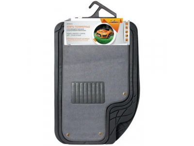 Коврики авт. универс.полимер+отстег.ворс AIRLINE серый/черный (комп 5 шт) от Airline Коврики авт. универс.полимер+отстег.ворс AIRLINE серый/черный (комп 5 шт)