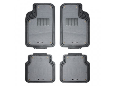 Коврики авт. универс.полимер+отстег.ворс AIRLINE серый/черный (комп 5 шт) от Airline Коврики авт. универс.полимер+отстег.ворс AIRLINE серый/черный (комп 5 шт)