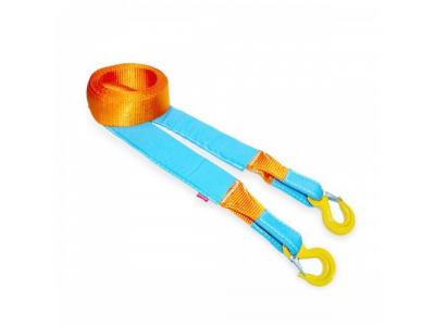 Ремень буксировочный эластичный 9 т 5 м серия "Стандарт" Крюк/Крюк, Tplus от TPLUS Ремень буксировочный эластичный 9 т 5 м серия "Стандарт" Крюк/Крюк, Tplus