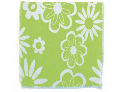 Салфетки из микрофибры с зел.цветами 300*300 мм//Elfe от Elfe Салфетки из микрофибры с зел.цветами 300*300 мм//Elfe