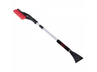 Щетка со скребком телескопическая для удаления снега и льда 80-116 см от AUTOVIRAZH Щетка со скребком телескопическая для удаления снега и льда 80-116 см