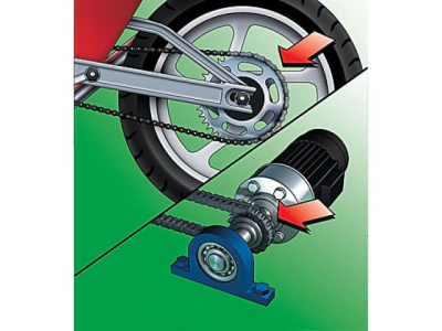 СПРЕЙ-СМАЗКА МОТО ЦЕПИ-HHS-DRYLUBE-400МЛ