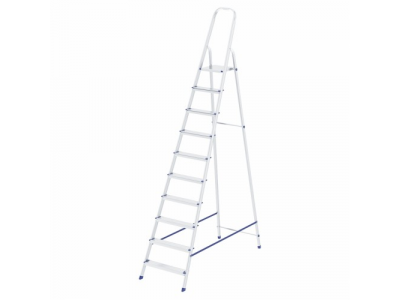 Стремянка, 10 ступеней, алюминиевая СИБРТЕХ Pоссия