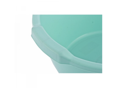 Таз пластмассовый круглый 8л, бирюзовый //ТМ Elfe light /Россия