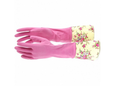 Перчатки хозяйственные, латексные с манжетой, XL Elfe