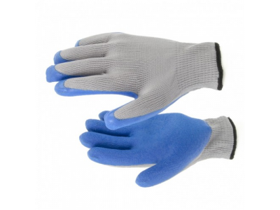 Перчатка двойная утепленная, латексное рельефное покрытие, 127 г Россия Сибртех