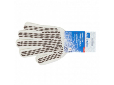 Перчатки трикотажные, ПВХ гель "Протектор", оверлок Россия Сибртех от СИБРТЕХ Перчатки трикотажные, ПВХ гель "Протектор", оверлок Россия Сибртех