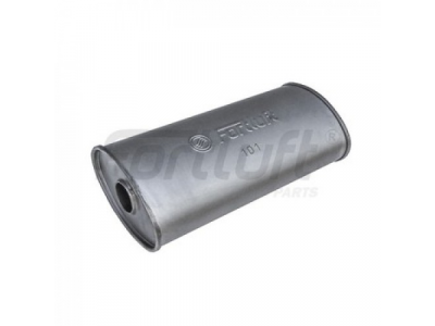 Fortluft Универсальный глушитель 210x125x450 труба 50 101AL от Fortluft Fortluft Универсальный глушитель 210x125x450 труба 50 101AL