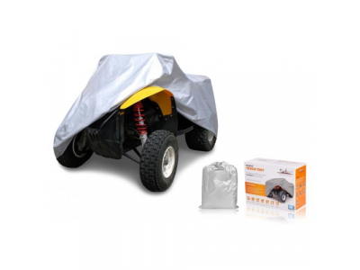 Чехол-тент на квадроцикл защитный, размер М (208*122*80см), цвет серый, универсальный от Airline Чехол-тент на квадроцикл защитный, размер М (208*122*80см), цвет серый, универсальный
