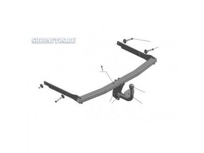 Фаркоп на Ford C-Max минивэн 2003-2010гг.