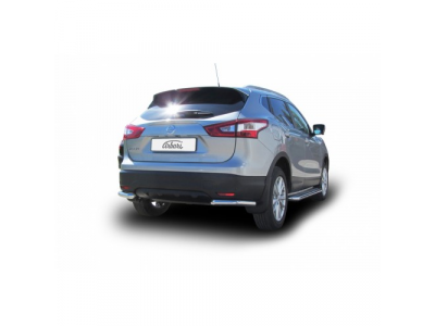 Защита заднего бампера "уголки" Arbori d57 NISSAN QASHQAI 2014- от ARBORI Защита заднего бампера "уголки" Arbori d57 NISSAN QASHQAI 2014-