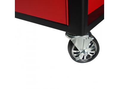 JTC Тележка инструментальная 7 секций красная с боковым ящиком JTC от JTC JTC Тележка инструментальная 7 секций красная с боковым ящиком JTC