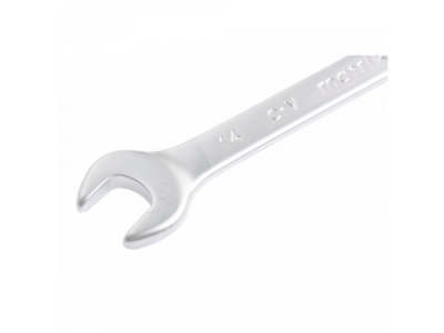 Ключ комбинированный, 14 мм, CrV, матовый хром// MATRIX