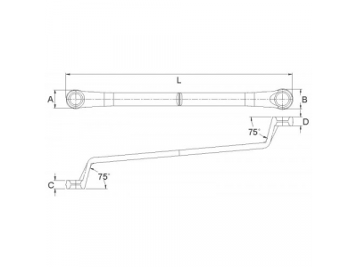Ключ накидной 41х46мм от LICOTA Ключ накидной 41х46мм
