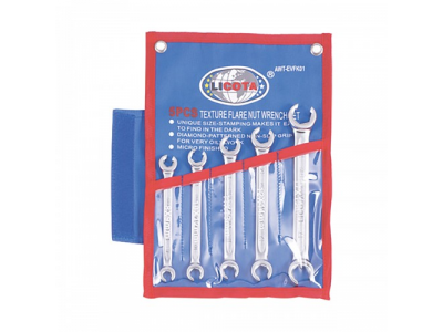 Набор ключей разрезных текстурных 8-19мм 5пр. от LICOTA Набор ключей разрезных текстурных 8-19мм 5пр.