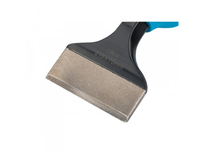 Зубило-конопатка, 215х70 мм, трехкомпон. эргоном. рук-ка,защитный протектор,антикорроз.покр.//GROSS