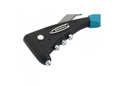 Заклёпочник литой, усиленный, заклёпки 2,4-4,8мм// GROSS