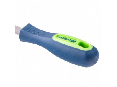 Напильник, 200 мм, трехгранный, двухкомпонентная рукоятка, №2 Сибртех