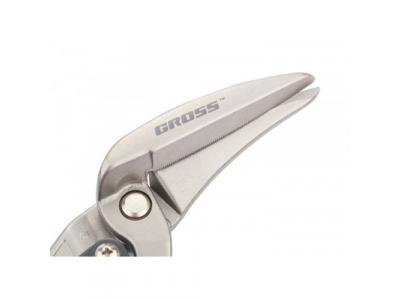 Ножницы по металлу"PIRANHA",270мм,прямой и левый проходной рез,сталь-СrMo,двухкомп.рук-ки//GROSS