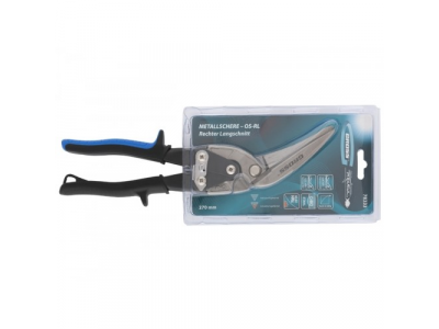 Ножницы по металлу"PIRANHA",270мм,прямой и правый проходной рез,сталь-СrMo, двухкомп.рук-ки//GROSS