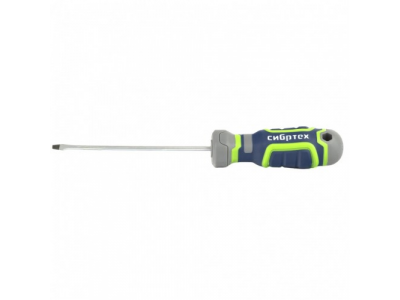 Отвертка SL3 х 100 мм, CrV, четырехкомпонентная рукоятка Сибртех