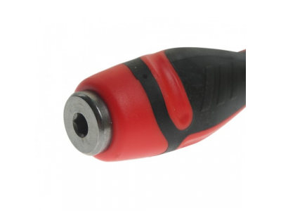 JTC Отвертка шлицевая SL 6.5х150мм усиленная со сквозным стержнем JTC