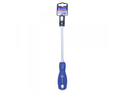 Отвертка шлицевая Slotted 8.0х200 мм, держатель, МАСТАК