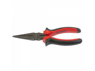 Длинногубцы Black Nickel, 180 мм, прямые, двухкомпонентные рукоятки// MATRIX