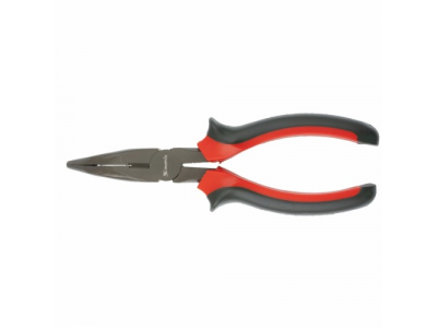 Длинногубцы Black Nickel, 180 мм, изогнутые, двухкомпонентные рукоятки// MATRIX