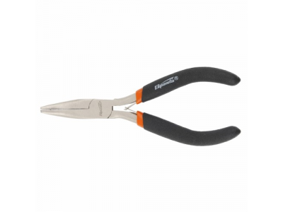 Длинногубцы Mini, 130 мм, никелированные, изогнутые, авторазжим// SPARTA