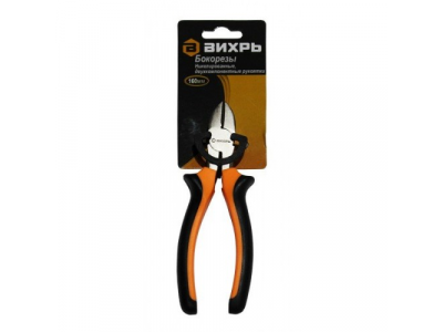 Бокорезы,160мм.,никелированные,двухкомпонентные рукоятки от Вихрь Бокорезы,160мм.,никелированные,двухкомпонентные рукоятки