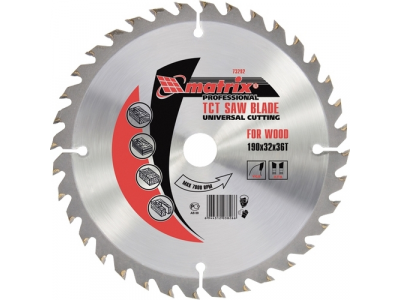 Пильный диск по дереву, 250 х 32мм, 24 зуба MATRIX Professional