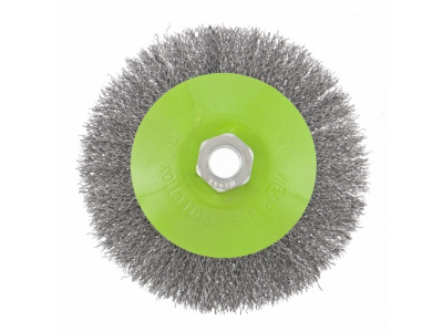 Щетка для УШМ, 125 мм, М14, "тарелка", витая проволока СИБРТЕХ от СИБРТЕХ Щетка для УШМ, 125 мм, М14, "тарелка", витая проволока СИБРТЕХ