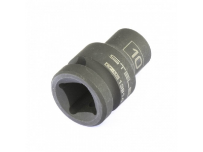 Головка ударная шестигранная, 10 мм, 1/2, CrMo Stels