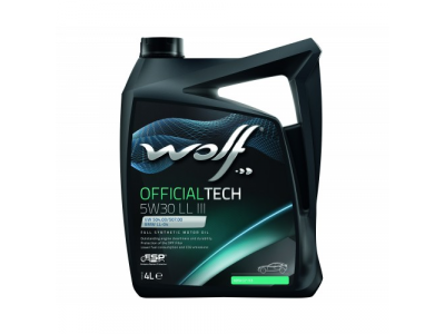 Моторное масло WOLF OFFICIALTECH 5W30 LL III 4L