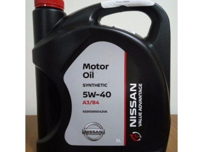 Моторное масло Nissan KE90090042VA 5w40 5 л