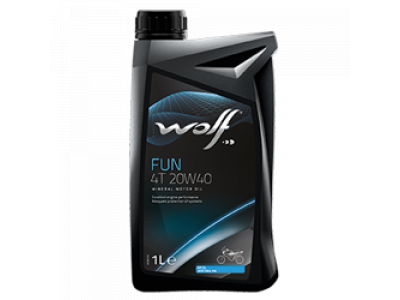 Моторное масло WOLF FUN 4T 20W40 1L