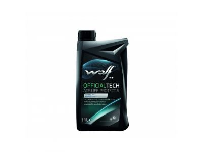 Трансмиссионное масло WOLF OFFICIALTECH ATF LIFE PROTECT 6 1L от WOLF Трансмиссионное масло WOLF OFFICIALTECH ATF LIFE PROTECT 6 1L