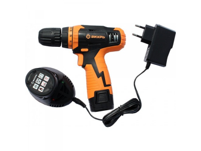 Дрель-шуруповерт аккумуляторная ДА-12Л-2К Вихрь