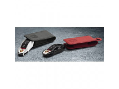 Кожаный чехол для ключа от автомобиля Porsche, артикул 97004400040