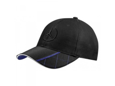 Мужская бейсболка Mercedes-Benz Men's Baseball Cap, Black / Blue, артикул B66952924 от Mercedes Мужская бейсболка Mercedes-Benz Men's Baseball Cap, Black / Blue, артикул B66952924