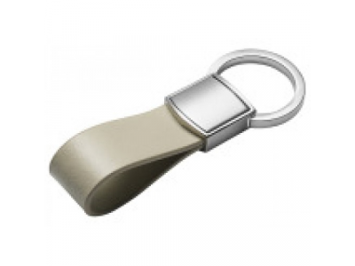 Брелок для ключей Land Rover Leather Loop Keyring, Ivory, артикул LRKRALLKI