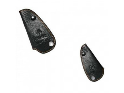 Чехол-брелок для ключа автомобилей, кожа с прострочкой желтой нитью Renault, артикул 7711546608